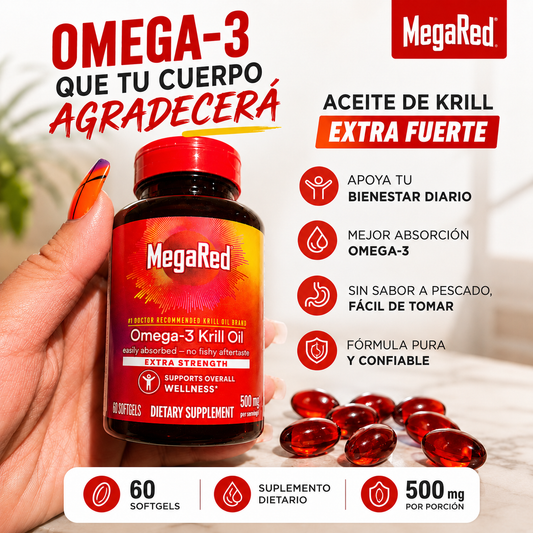 MegaRed Omega-3 Krill Oil